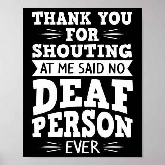 ASLろう者認識度難聴と手話 ポスター (正面)