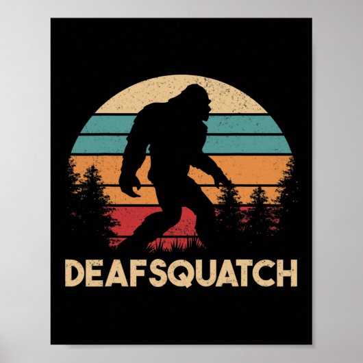 ASLろう者認識度難聴の手話と ポスター (正面)