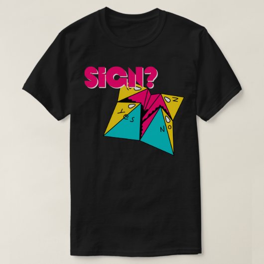 ASLを知っているか Tシャツ (デザイン正面)