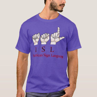 ASLアメリカ手話5 Tシャツ
