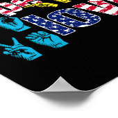 ASLアメリカ手話7月の4th信仰の希望 ポスター (角)