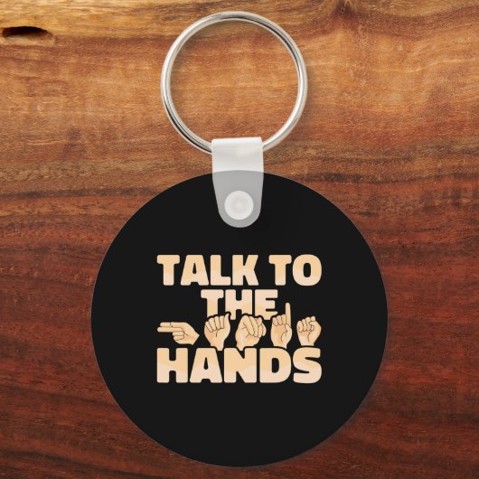 ASLアメリカ手話 キーホルダー (裏面)