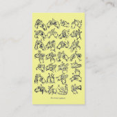 ASLアルファベット名刺 名刺 (裏面)