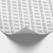 Aslアルファベット ラッピングペーパー (角)