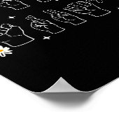 Aslアンチ切り株の手のサインおもしろいとジェスチャー ポスター (角)