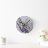 ASLイエス・キリストのデニムの着色 ラウンド壁時計 (ホーム)