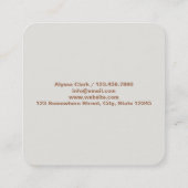 ASLインタプリタ スクエア名刺 (裏面)