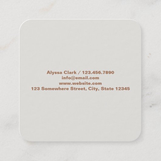 ASLインタプリタ スクエア名刺 (裏面)