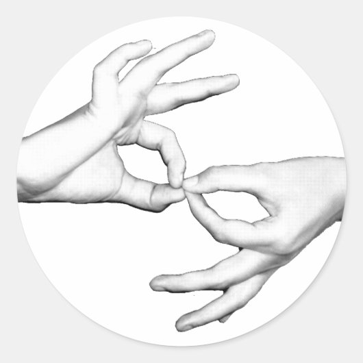 ASLインタプリタ ラウンドシール (正面)