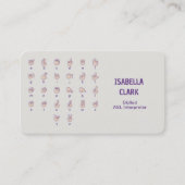 ASLインタプリタ 名刺 (正面)