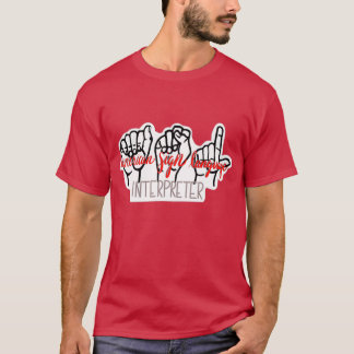 ASLインタプリタ Tシャツ