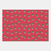 ASLクリスマスギフトラップ紙 ラッピングペーパーシート (正面2)