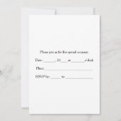 ASLグラード招待状とグラッドフィンガー話 招待状 (裏面)