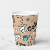ASLコーヒー紙カップ 紙コップ (裏面)