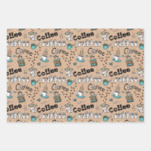 ASLコーヒー&ティーラッピングペーパー ラッピングペーパーシート (正面)