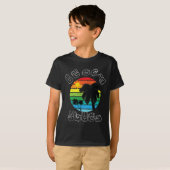 Aslサイン言語服ビーチろう認識度トップ Tシャツ (正面フル)