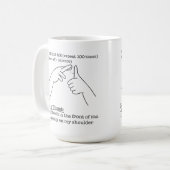 ASLデザイン - 大雑把なルール コーヒーマグカップ (正面左)