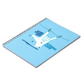 ASLデザイン - 洗って、すすいで、乾かして愛してる ノートブック (左側)