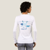 ASLデザイン - 洗って、すすいで、乾かす愛を ILY トライブレンドＴシャツ (背面全体)