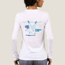 ASLデザイン - 洗って、すすいで、乾かす愛を ILY トライブレンドTシャツ
