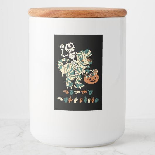 ASLハッピーハローウィンII – かわいいシーズン不気味 フードラベル (正面)