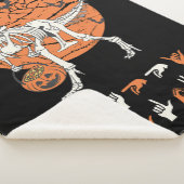 ASLハッピーハローウィンIII – かわいいシ不気味ーズ シェルパブランケット (3/4)