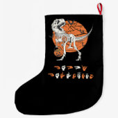 ASLハッピーハローウィンIII – かわいいシ不気味ーズ ラージクリスマスストッキング (裏面)