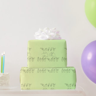 ASLハッピーバースデー/手のシンボルや象徴と指のスペル ラッピングペーパー