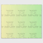 ASLハッピーバースデー/手のシンボルや象徴と指のスペル ラッピングペーパー (フラット)