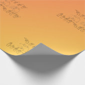 ASLハッピーバースデー/手のシンボルや象徴と指のスペル ラッピングペーパー (角)