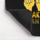 ASLハンドジェスチャーろう難聴認識度5 マウスパッド (コーナー)