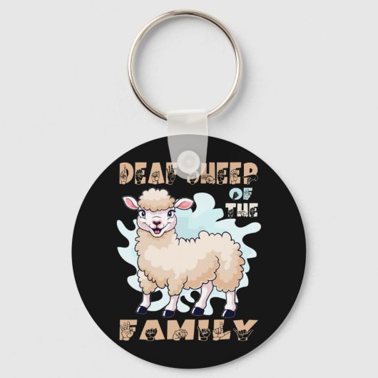 ASLハンドジェスチャーハンドサイン言語難聴a キーホルダー (正面)