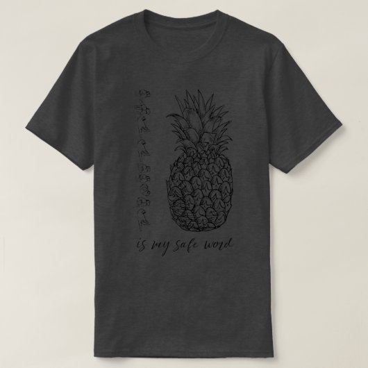 ASLパイナップル Tシャツ (デザイン正面)