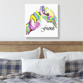 ASLフレンド キャンバスプリント (インサイチュ (寝室))