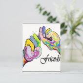 ASLフレンド ポストカード (スタンド正面)