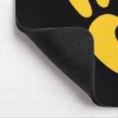 ASLラブサインノンバーバル・ダウン症候群認識度H マウスパッド (コーナー)