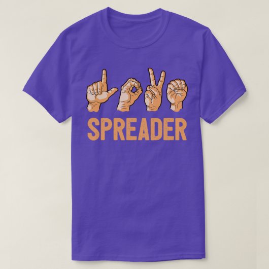 ASLラブ10 Tシャツ (デザイン正面)