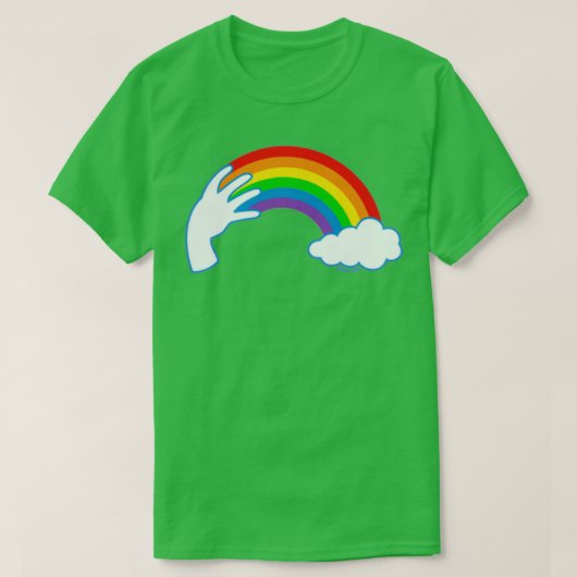 ASLレインボー2 Tシャツ (デザイン正面)