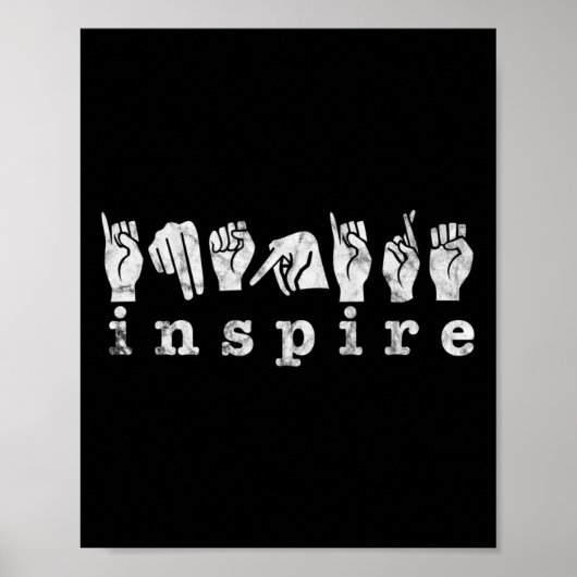 ASL先生アメリカ手話ろう認識度 ポスター (正面)