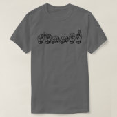 ASL内の罪人 Tシャツ (デザイン正面)