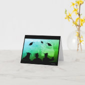 ASL卒業おめでとうカード カード (黄色い花)