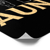 ASL叔母アメリカ手話通訳者ろうA ポスター (角)