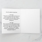 ASL大好き – 冬の雰囲気 カード (内部)