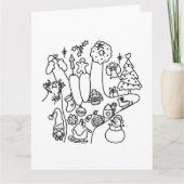 ASL大好き – 冬の雰囲気 カード (正面)