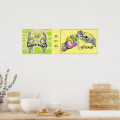 ASL家族と友人のポスター ポスター (キッチン)