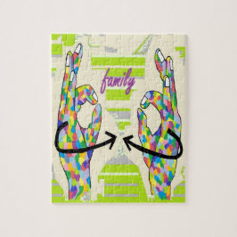 ASL家族 ジグソーパズル