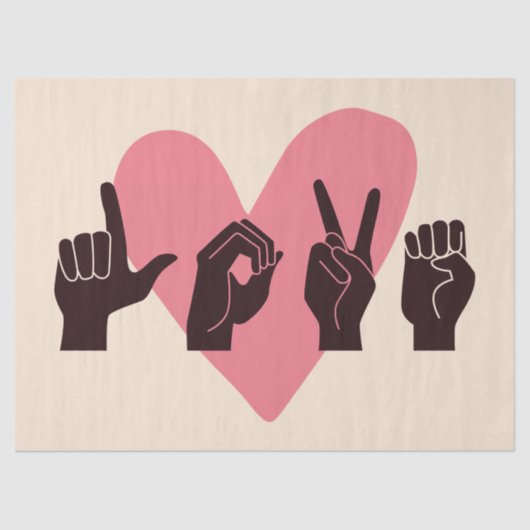 ASL愛IV – バレンタインデー 薄葉紙 (正面)