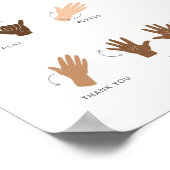 ASL手話&基本シンボルや象徴アートワーク教室 ポスター (角)