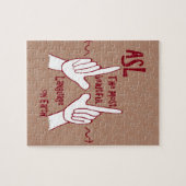 ASL最も美しい言語 ジグソーパズル (横)