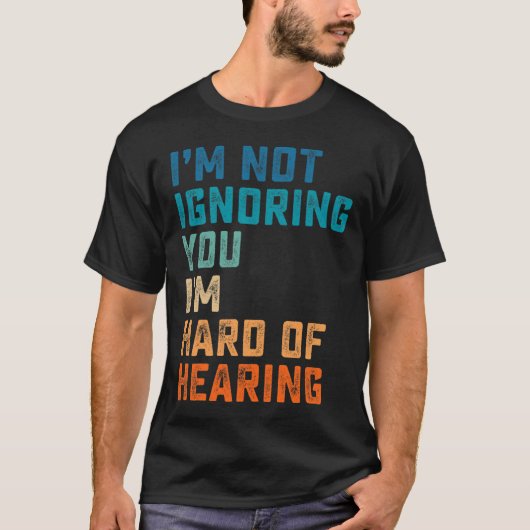 Asl標識ろう認識度聴覚懸命 Tシャツ (正面)